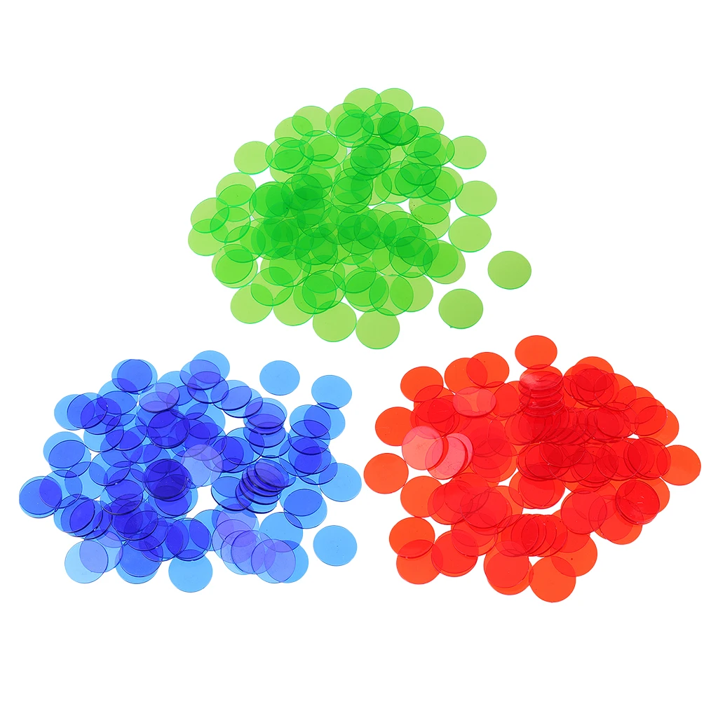 300Pcs 19mm Bingo Chips Markers For Bingo Game Poker Cards Kids Counters Toys Christmas Gift 300Pcs 19mm Bingo Chips Markers For Bingo Game Poker Cards Kids Counters Toys Christmas Gift