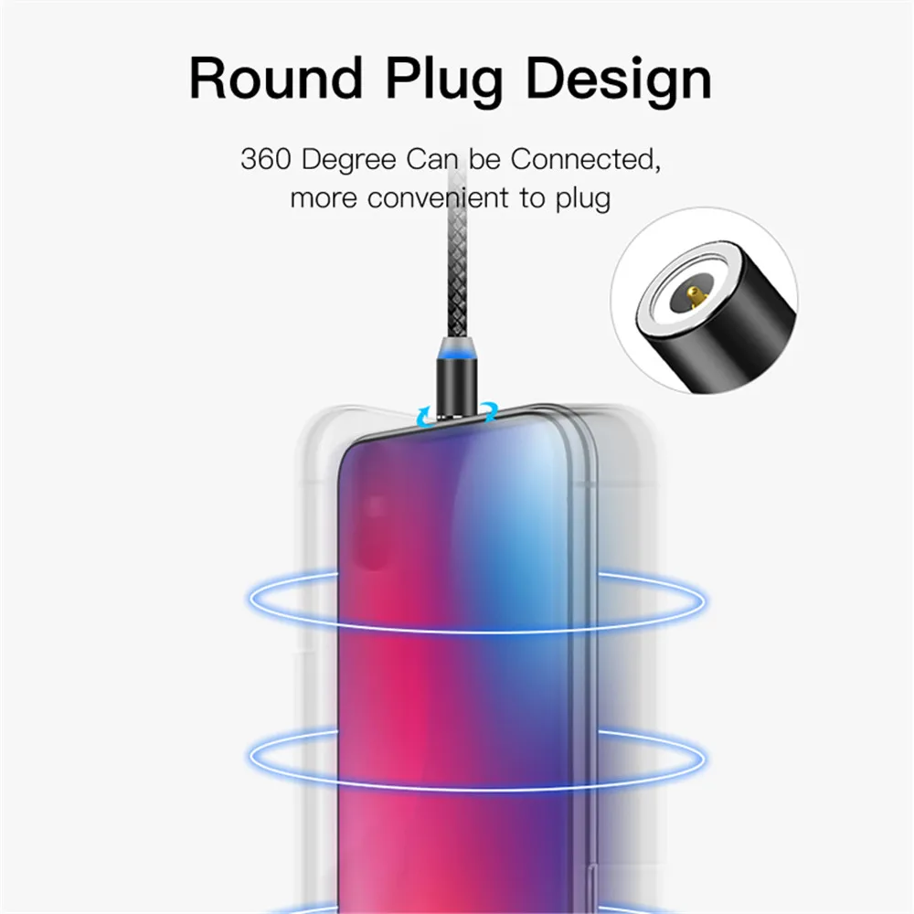 Магнитный Micro USB кабель для samsung J6 J4 Plus J2 Grand prime pro G530 Android мобильный телефон Быстрый тип C СВЕТОДИОДНЫЙ Магнитный зарядное устройство