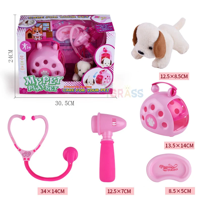 Doctor Set Детские миниатюрные игрушки для девочек, макияж, ролевые игры, аксессуары для кукольного домика, детские развивающие игрушки - Цвет: Doctor Set