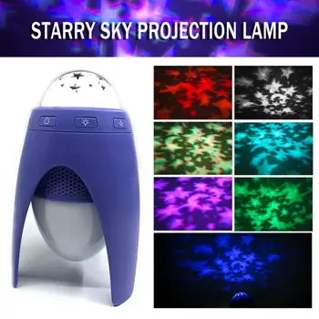 

Starry Sky Projection Lamp Bluetooth Music Projector Light LED Night Light Bluetooth Music Lamp Alarm Clock Gift Home Decoration