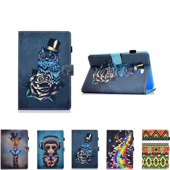 

PU Leather Flip Shell Cute Pattern Case For Samsung Galaxy Tab A 8.0 2015 Version T350 T355 P350 P355 P355C Tablet Stand Cover