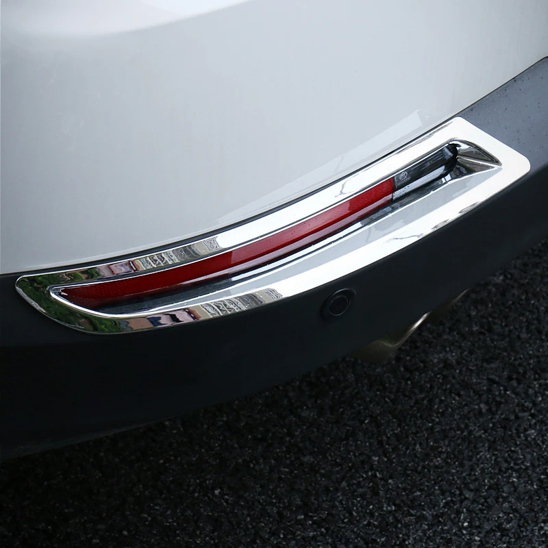 ABS-Plastic-For-Volkswagen-VW-Tiguan-2010-to-2015-Car-rear-fog-lampshade-foglight-cover-trim