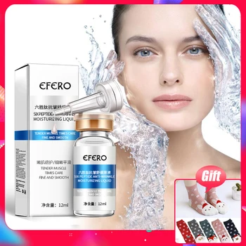 

EFERO Peptides Serum Face Cream Moisturizing Essence Face Cream Shrink Pore Skin Care Repair Whitening Anti-Aging