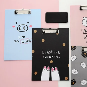 

A4 File Folder Clipboard Writing Pad Colorful WordPad Document Holders School Office Stationery Board Clamp Supply