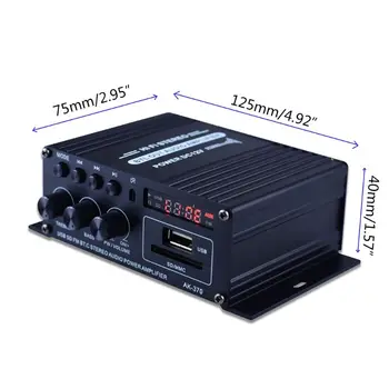 

Stereo Car Home Subwoofer Car Amplifier Sound Speaker Bluetooth EDR Amplifiers E7CA
