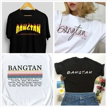 Корейская Kpop Bangtan Jungkook футболка женская мода Bangtan Boys No more Dream унисекс Merch футболки женская одежда
