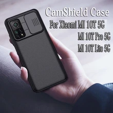 Pour Xiaomi Mi 10T Mi 10T Pro 5G étui Nillkin CamShield étui de Protection pour caméra à glissière pour Xiaomi MI 10T Lite 5G couverture arrière