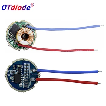 LED 손전등 드라이버 전원 공급 장치, 3W 5W 10W XPE 3535 XPG2 XML2 5050 T6, 1.2V 3.6V 4.2V 12V 24V 30V, 1 모드 5 모드 17mm 20mm 22mm