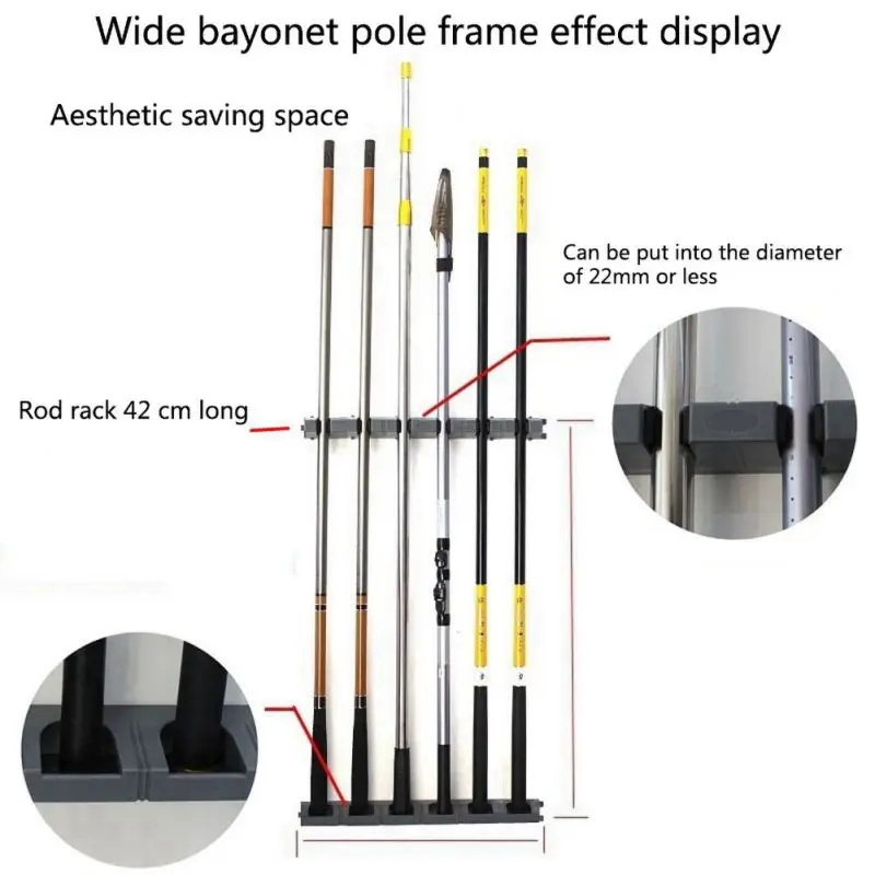 Fixed Rod Fishing Rod Storage Rack Fishing Rod Display Rack Fishing Gear Accessories