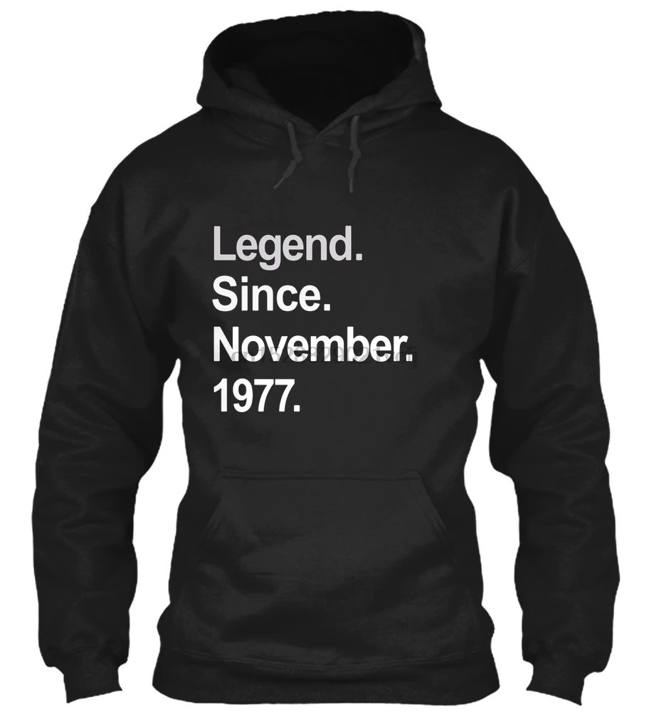 Мужская толстовка с длинным рукавом LEGEND SINCE NOVEMBER 1977 рубашка 40TH BI(2) женская уличная одежда