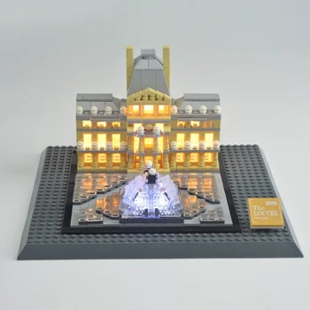 

Led Light Kit Blocks Toys Bricks 21024 Louvre Decorative USB LED Lighting Kit for 21024 ( bricks set not included)
