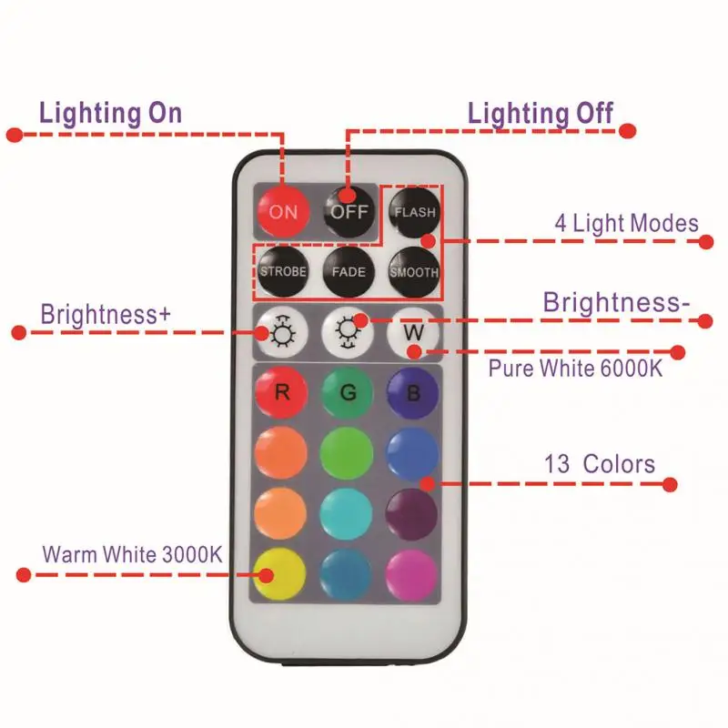 HLZS-12Pcs лампа для ванны мини открытый Rgb погружной светодиодный светильник многоцветный подводный светильник с пультом дистанционного управления домашний банный Декор