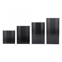 Матовый черный прессованный алюминиевый корпус водонепроницаемый PCB инструмент электронный проект Чехол DIY Распределительная Коробка