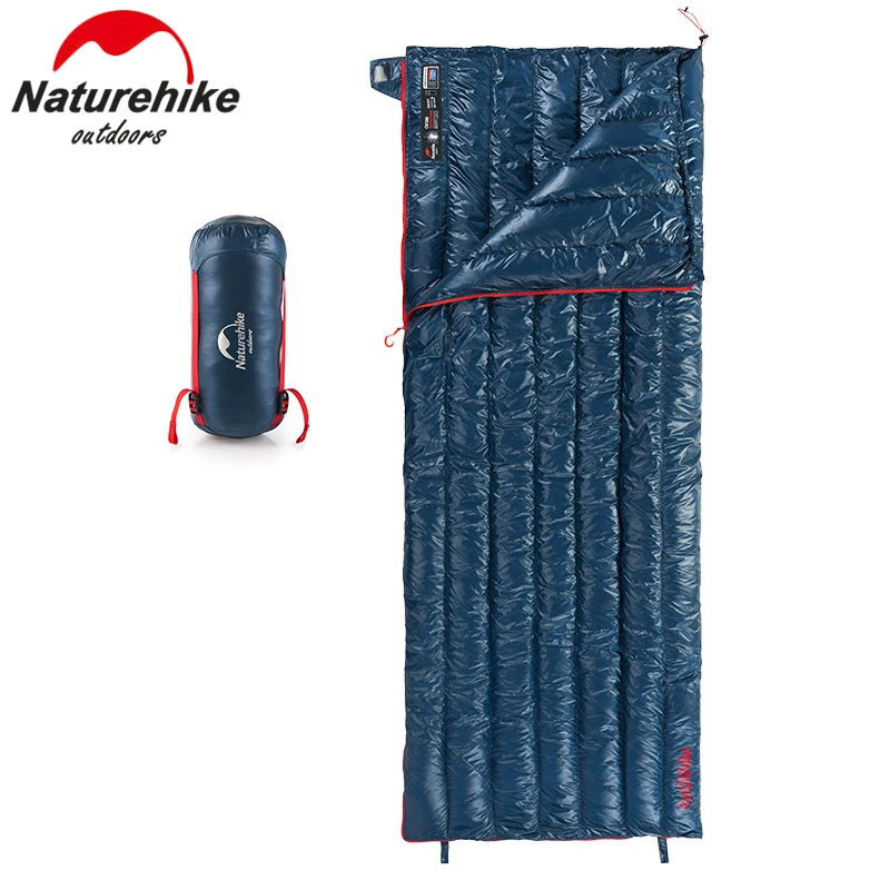 

Outdoor Camping Winter Sleeping Bag Goose Down Lining Double-head Zipper