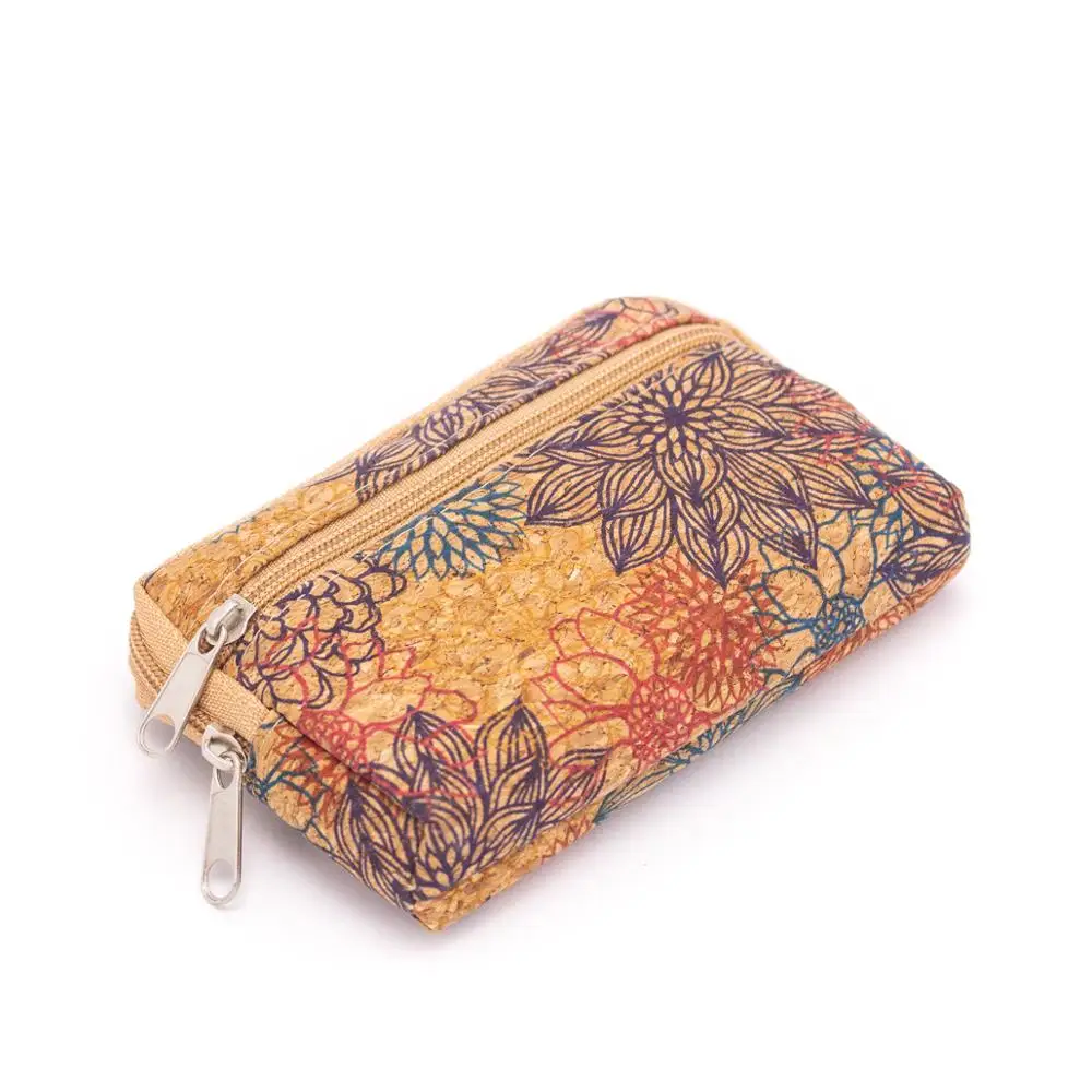Parrten натуральный пробковый кошелек на молнии сумка для монет кошелек сумка-410