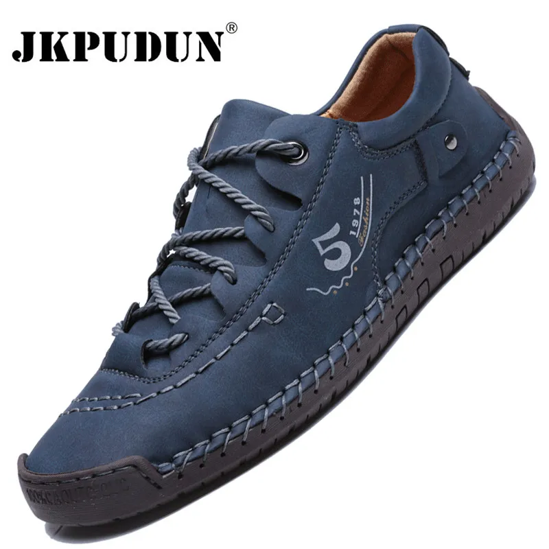 

Men Sneakers Fashion Men Casual Shoes Leather Handmade Breathable Man Shoes Lightweight Mens Loafers Moccasins Adult Footwear