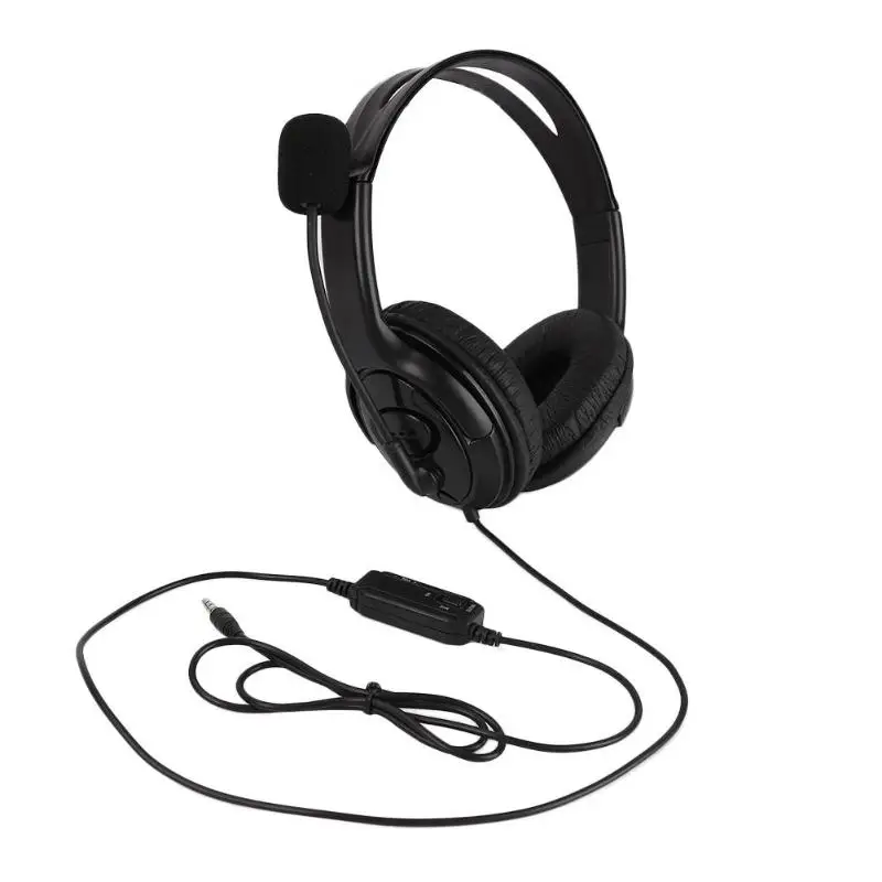 ALLOYSEED 3.5mm Wired Stereo Gaming Headphones Over-Ear Earphones Game Headset With Microphone For PS4 PC Laptop Tablet Gamer