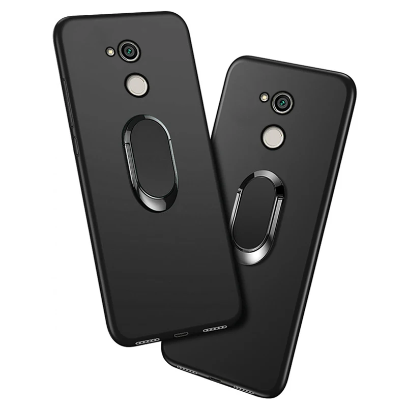 

Cover For Sony Xperia XA2 Ultra Case H3213 H3223 H4213 H4233 Classic Finger Ring 360 Degree Rotation Soft Silicone