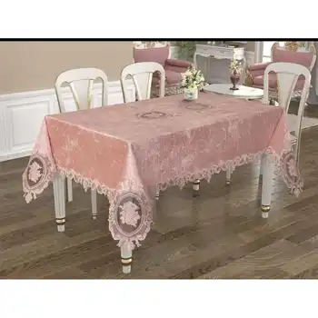 

Velvet Single Table Cloth-Powder M-E02