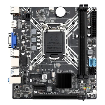 

H81G Motherboard H81 Mainboard LGA1150 DDR3 PCI-E 16X USB3.0 SATA3.0 HDMI VGA Up to 16GB DDR3 supported
