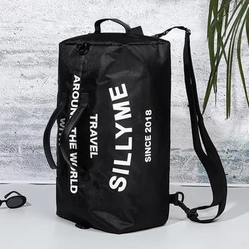 

2019 New Korean version of portable travel bag backpack women fitness bag men