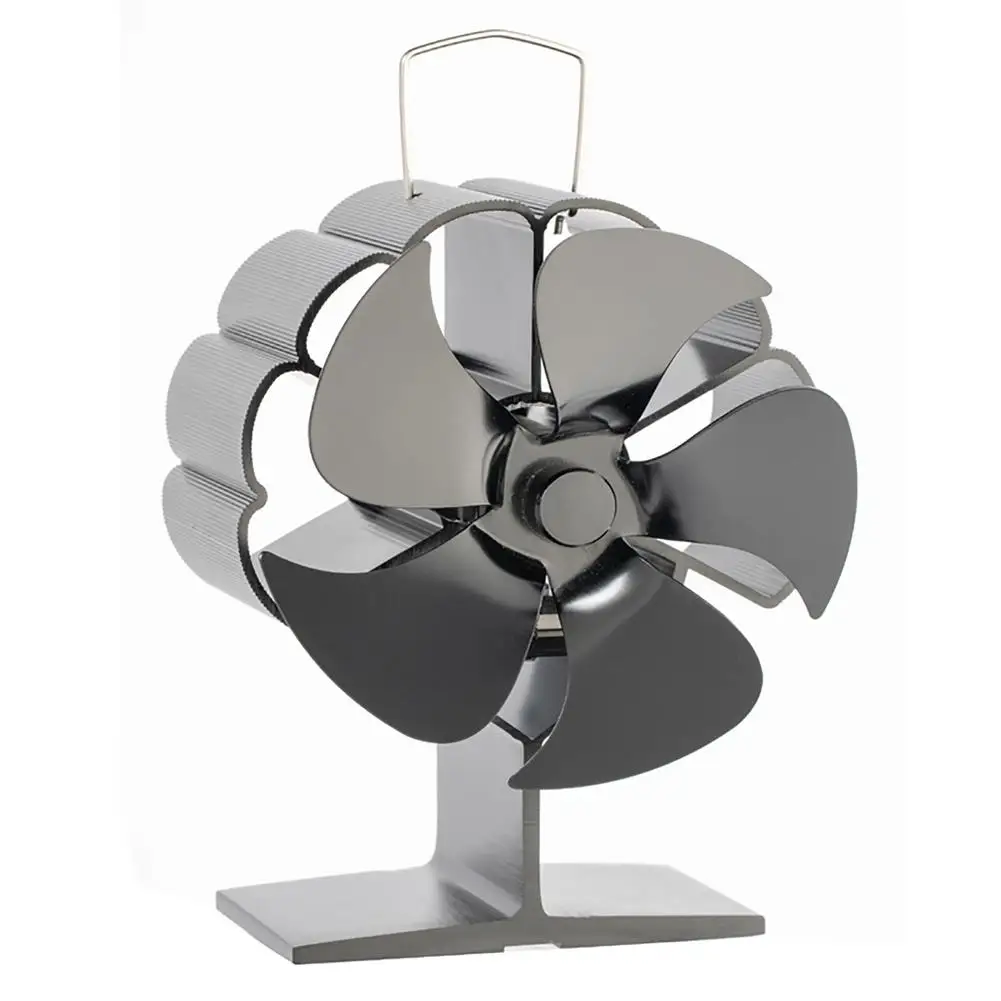 Heat Distribution Fan | Fireplace Fan | Stove Fan - 5-blades Fireplace Fan  Heat Powered - Aliexpress