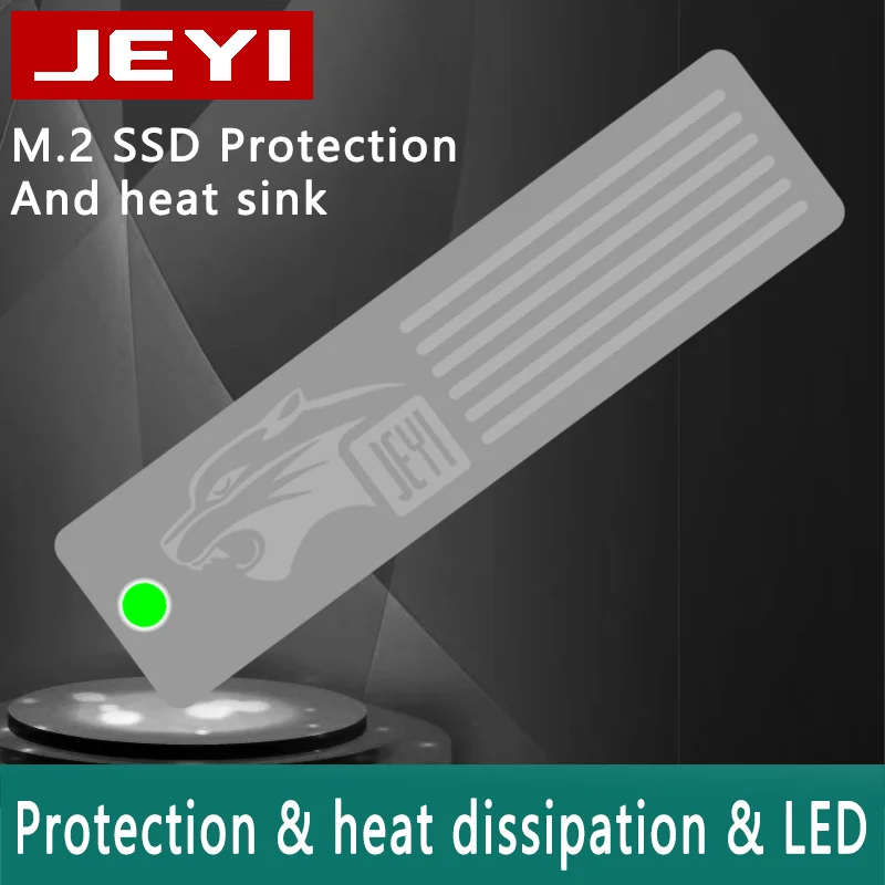 JEYI SnowPard-M2 Radiator NVME Riser Card Hard Disk Box M2 Heat Sink NVME Protection Board M.2 NVME NGFF SATA M.2 SSD Heatsink