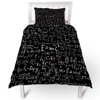 

Blackboard Number Snow Formula E=Mc^2 Duvet Cover Pillow Case Quilt Cover Set Bedclothes Single Bedding Sets For Bed