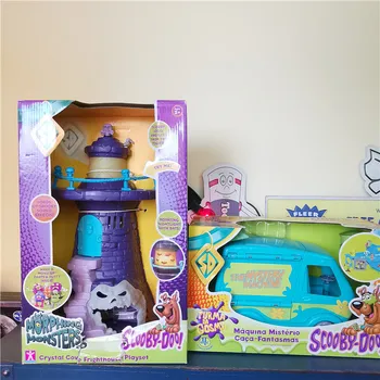 

Vintage Scooby Dog Bus Skull Lighthouse Boxed Toys Model Collection Gift