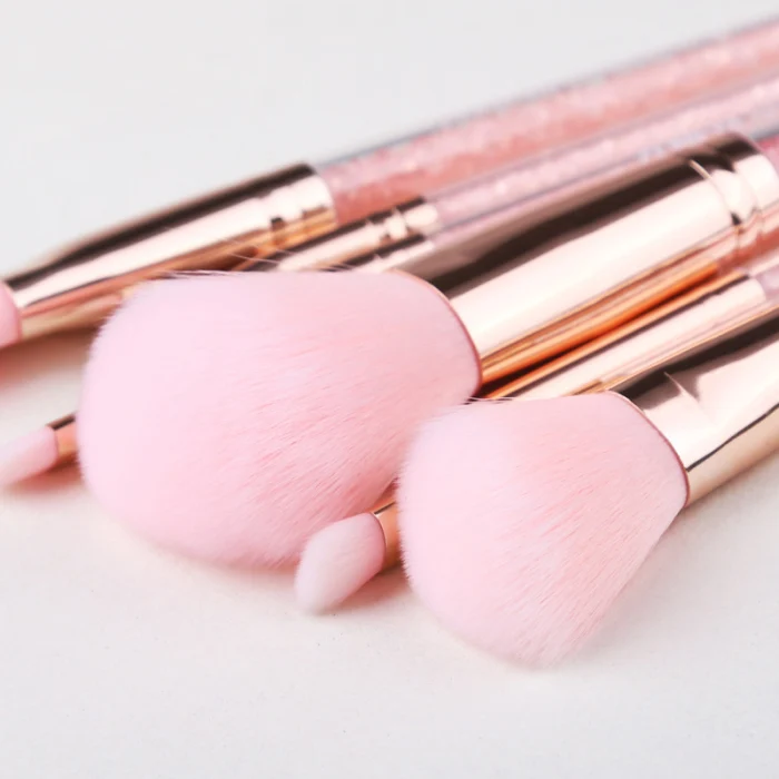 Горячая 8 шт Pinks Quicksand макияж кисти набор из искусственного ворса консилер супер мягкий макияж