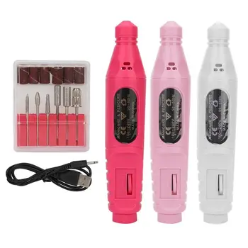 

Electric Nail Drill Machine Pen Portable Manicure Nail Drill Manicure Nail Polisher Machine Nail Art Pen Pedicure Nails Tool Kit