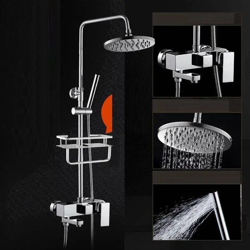 Doccia Black Regadera Electronica Conjunto Ducha Colonne De Regendouche Painel Eletrico Douche Chuveiro Душевая система для ванной комнаты