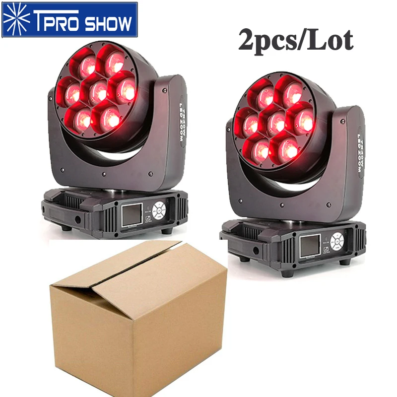 2pcs a lot 7x40 Вт Bee Eye луч движущаяся головка прожектор rgbw светодиодный лампы размытого света профессиональное DJ оборудование Dmx512 для свадьбы Освещение сцены клуба эффект - Цвет: 2pcs a lot
