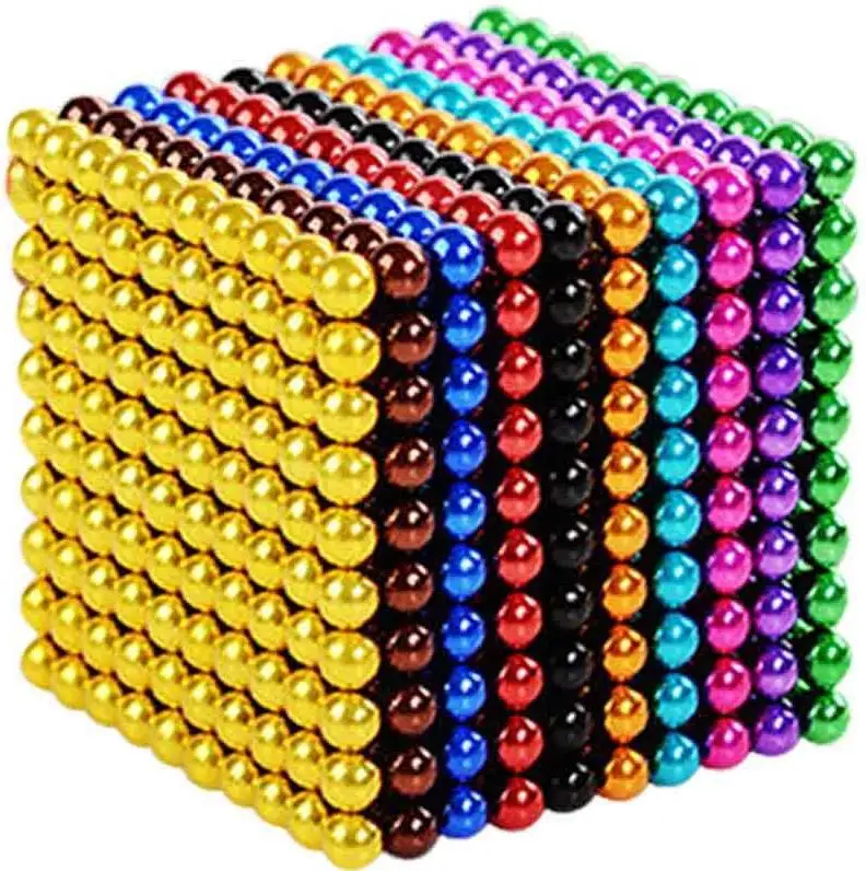

Buckyballs 100000 Cheap Adult Open Magnetic Gold Square Combination Assembling Educational Large Size Color