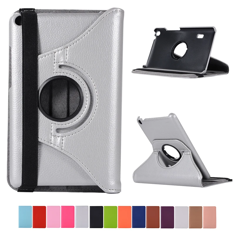 

360 Degree Rotating Case For Huawei MediaPad T3 7 WiFi BG2-W09 7 inch PU Leather Stand Tablet Cover