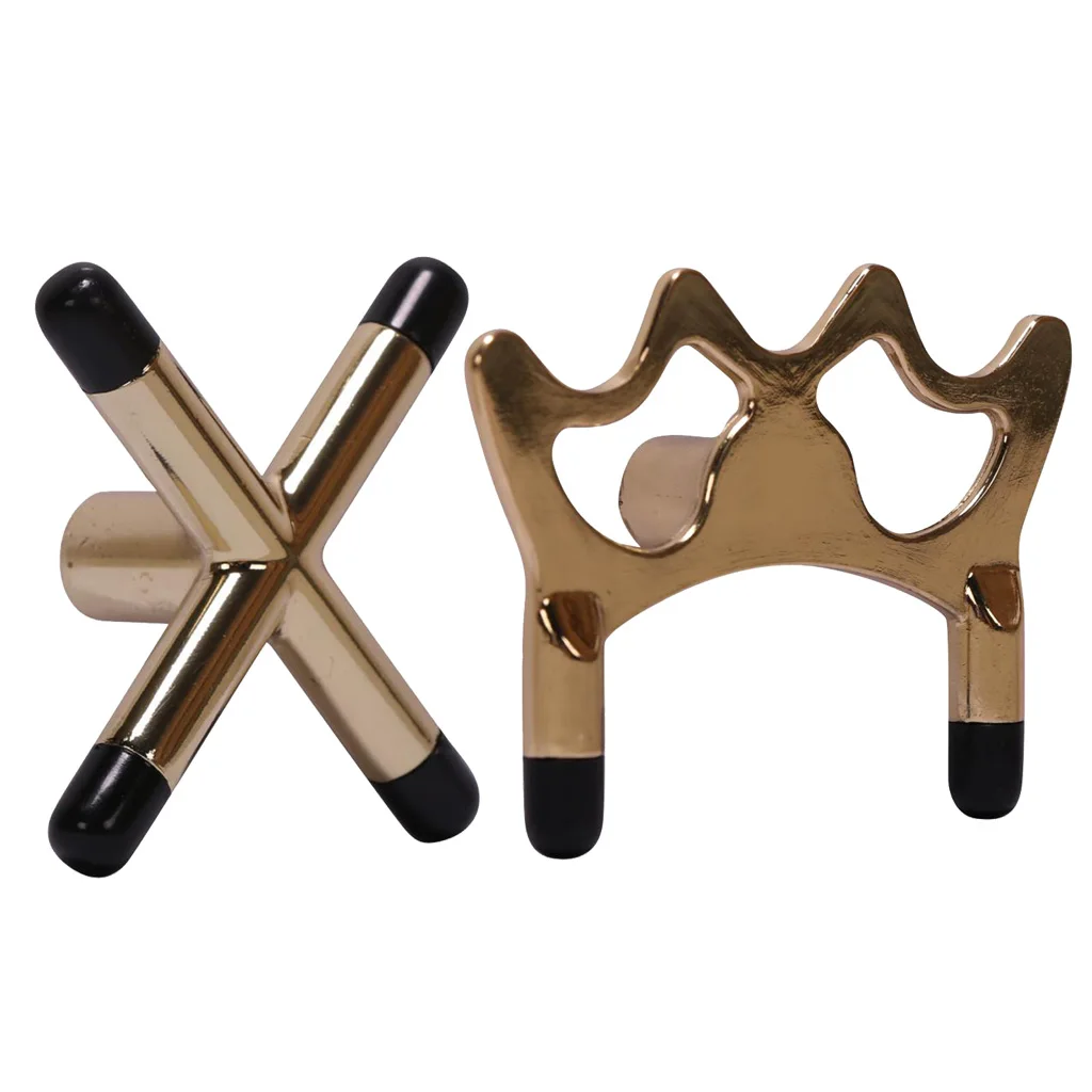2 Pieces Non-slip Billiards Snooker Pool Cue Bridge Head Holder Rest 2 Types