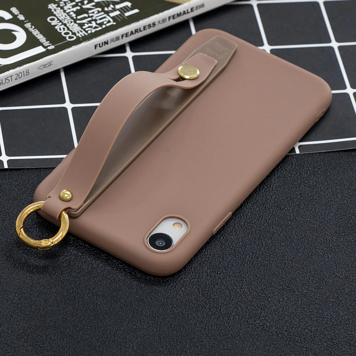 FLYKYLIN чехол конфетного цвета для samsung Galaxy A20e A10 A20 A30 A40 A50 A60 A70 A80 задняя крышка на силиконовый браслет чехол для телефона