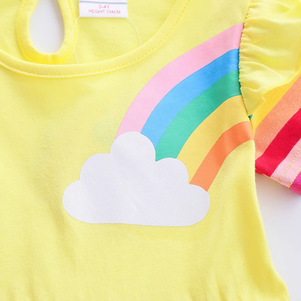 Girl short-sleeved Unicorn Dress