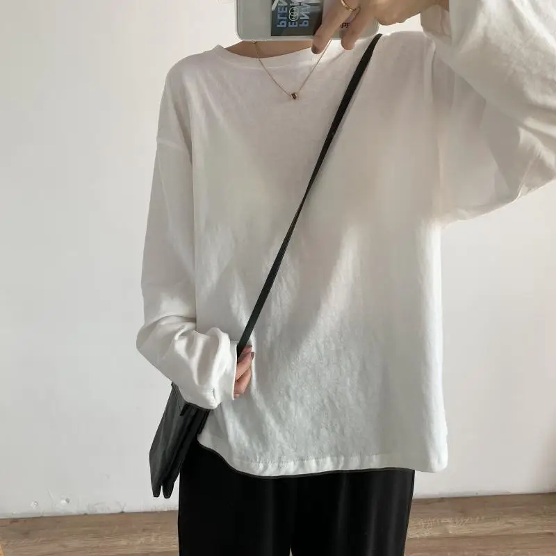 YZY Black and White Ash Base T-shirt Simple Solid