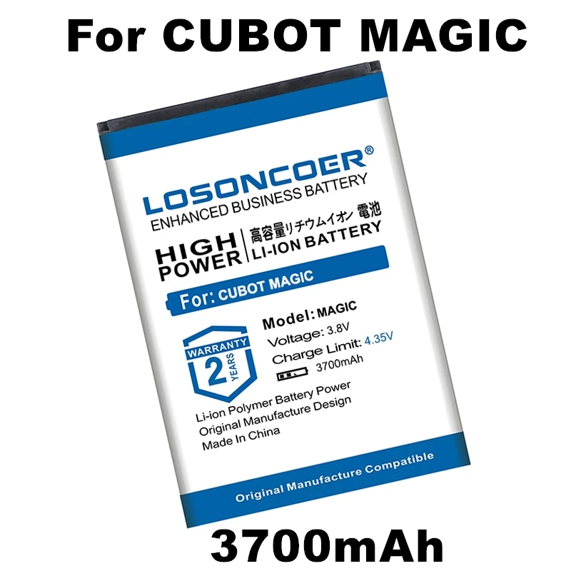 Новейшее производство аккумулятор MAGIC 3700mAh для Cubot Magic Batterie аккумуляторная батарея AKKU ACCU PIL батареи для мобильных телефонов