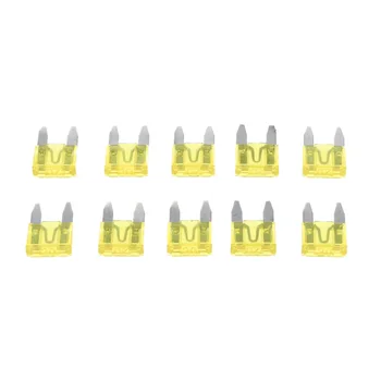 

Durable 10 Pieces Mini 20A Blade Fuses Set Kit for Auto Car Truck Replacement