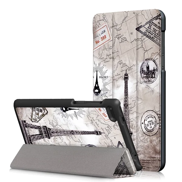 LVTAB 7304 SY FGTT PU чехол КРЫШКА ДЛЯ lenovo Tab4 Tab 4 7 Essential TB7304 TB-7304F TB-7304I TB-7304X " Smart cover(выпуск)+ подарок - Цвет: LVTAB 7304 SY FGTT