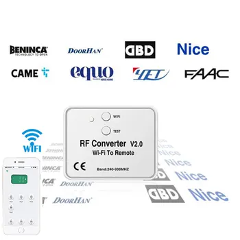 

Automatic Garage Door remote Wifi Converter BENINCA DOORHAN Control Mobile Phone APP controller RF Converter 433Mhz