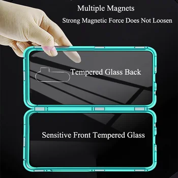 

Magnetic Metal Case For Xiaomi Mi 10 9 8 CC9 9T Pro Note 10 Mix 3 2S Max 3 F1 A3 Redmi 8 8A K20 K30 Note 8T 8 7 Pro Case Cover