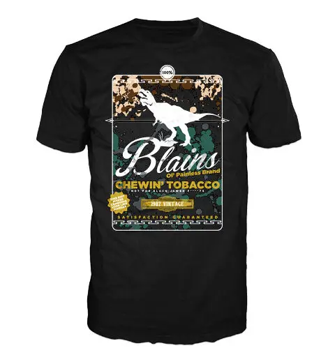 Футболка BLAIN'S с жевательным табаком вдохновленная классическим фильмом Хищник