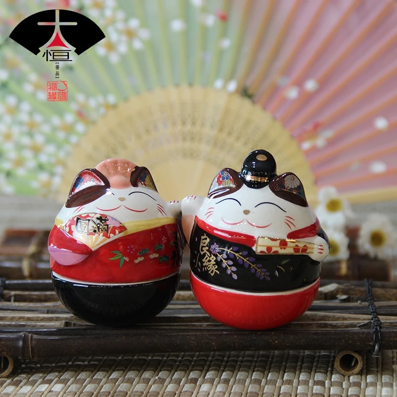 Lucky cat Лидер продаж Товары рождественские подарки миниатюрная статуя камера bambina украшения дома аксессуары для гостиной