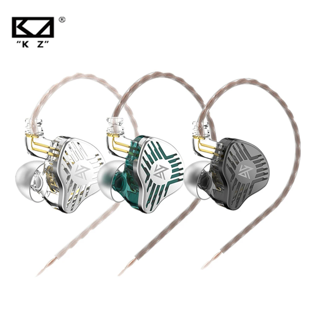 KZ EDS Dynamic In Ear Earphone HIFI DJ Monitor Earphone Metal Earbud