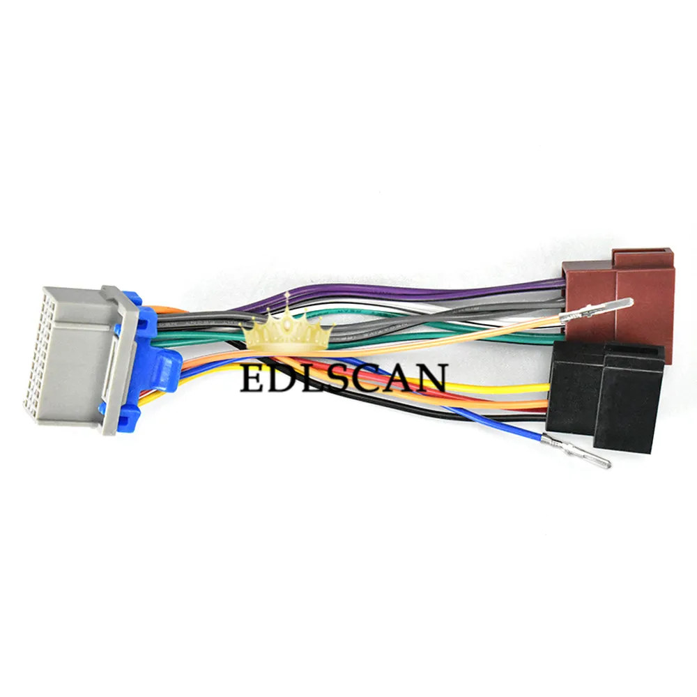 Автомобильный аудиоразъем EDLSCAN для BUICK и CHEVROLET GMS HUMMER autostereo radio adpater ISO жгут проводов