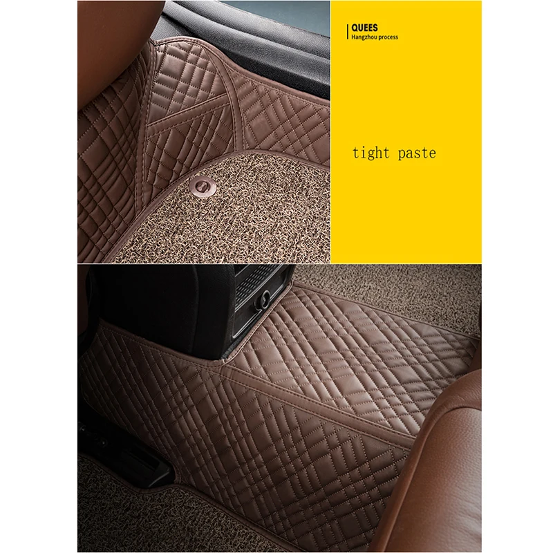 WLMWL Car Floor Mats For Audi all models a3 8v a4 b6 b9 b8 c7 q5 a5 a6 c6 q7 q3 car styling auto Cushion Car Carpet Covers