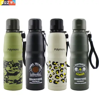

500ml Russian Outdoor Thermos Portable Vacuum Bottle Camping Coffee Cup Termo Bottle Thermoskan Mug Garrafa Termica For Travel